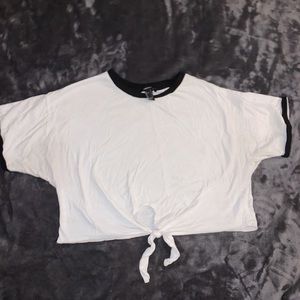 Forever 21 white crop top